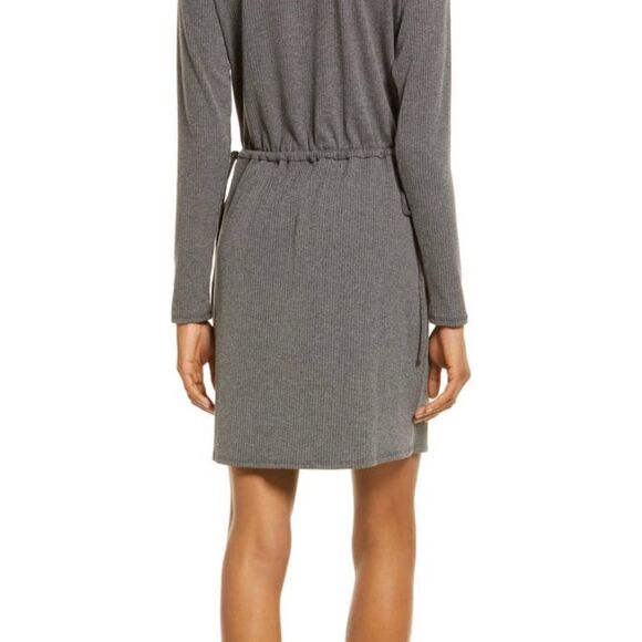 Charles Henry Long Sleeves Knit Dress Elastic Tie Waist Size M - Picture 2 of 12